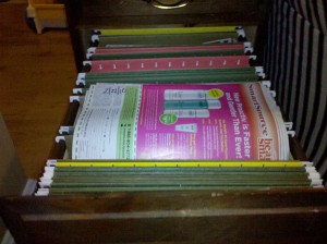 coupon filing cabinet